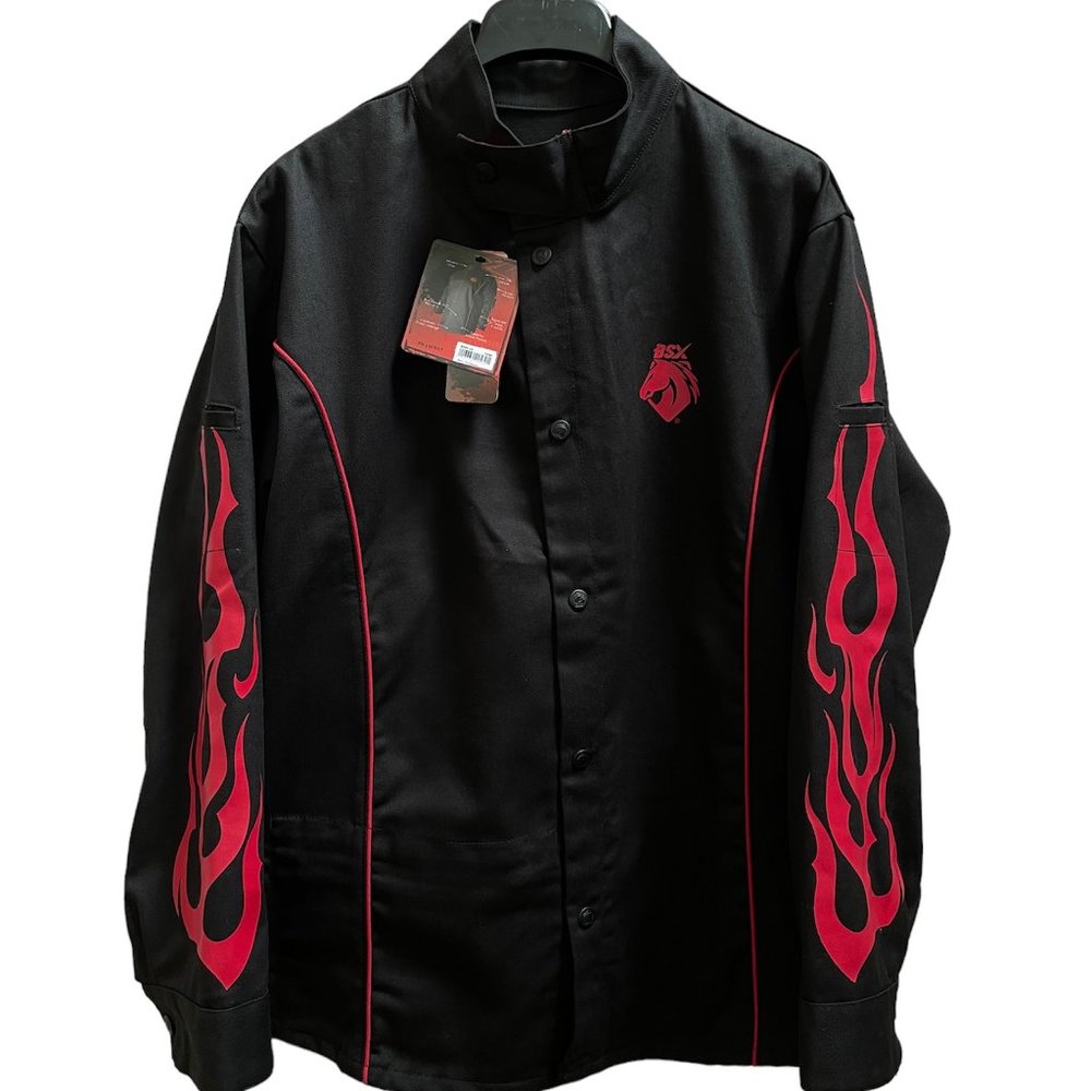 Revco Black Stallion FR Cotton Welding Jacket BX9C BSX Size Large Brand New